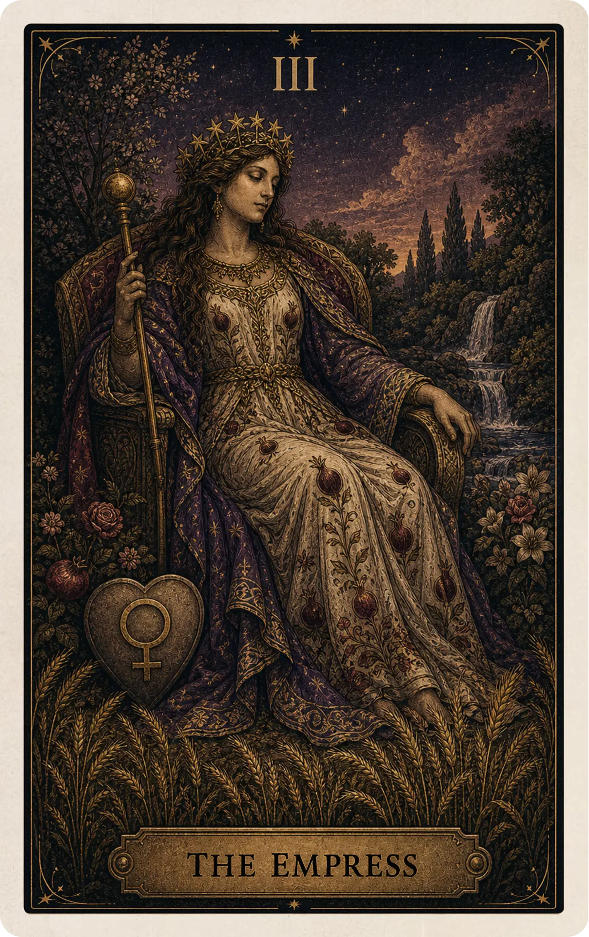 The Empress from the Arcana tarot deck